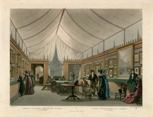 Monsieur J Isabeys Exhibition Room  by Jean Baptiste Isabey